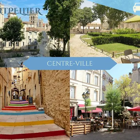 047- T2 Proche Mbs, 4pers, Wifi, Parking, Jardinet * Montpellier