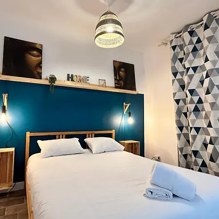 047- T2 Proche Mbs, 4pers, Wifi, Parking, Jardinet